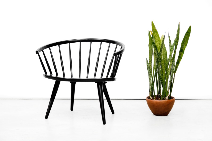 Gerestaureerd vintage Ekstrom Arka chair
