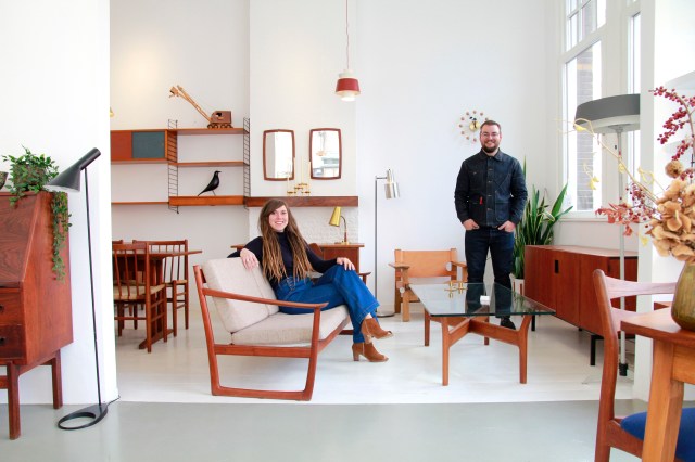Rik en Ambra van Os van meubelwinkel VAN ONS in Amsterdam